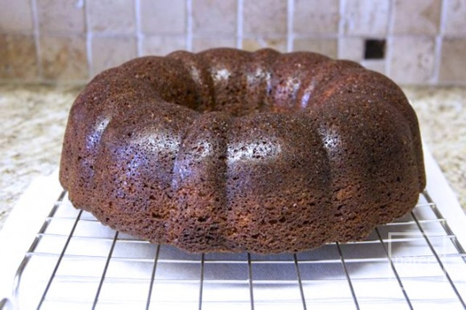 Мраморный шоколадно-банановый пирог - Шаг 8