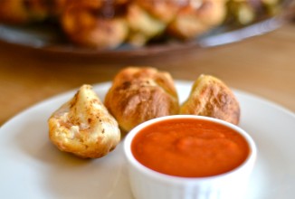 Обезьяний хлеб с сыром и пепперони