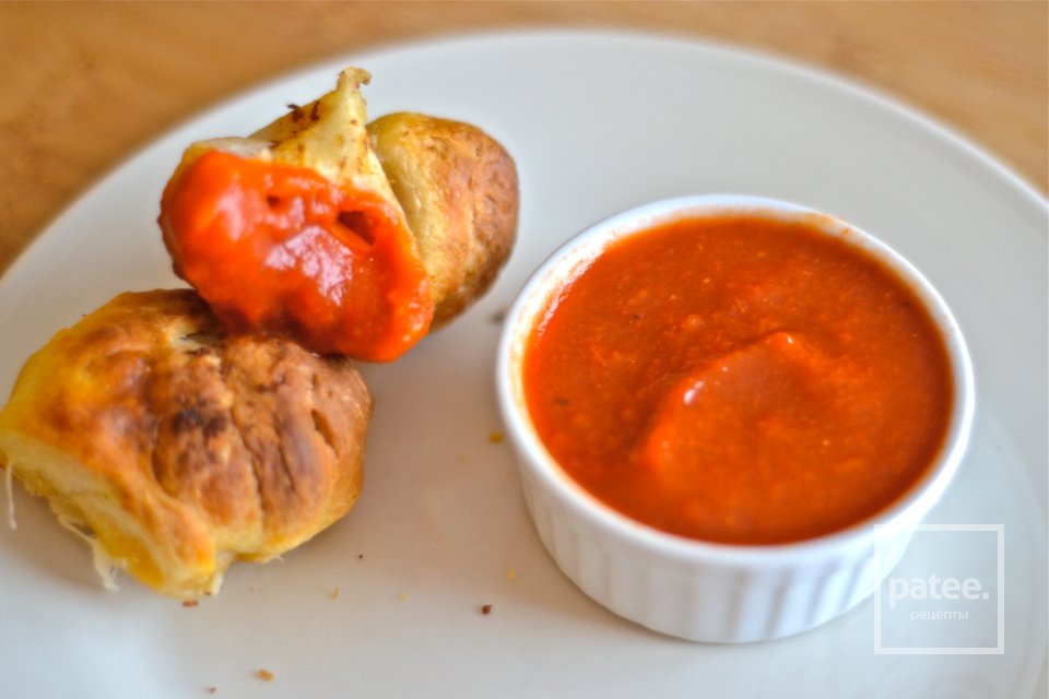 Обезьяний хлеб с сыром и пепперони - Шаг 7