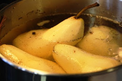 Ванильно-винная груша - приготовление