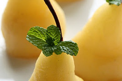 Ванильно-винная груша - приготовление