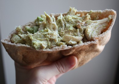 Рецепт Куриный салат с авокадо для бутербродов
