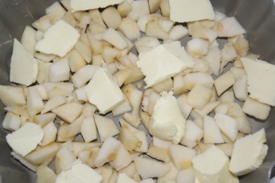 Творожная запеканка с яблоками - приготовление