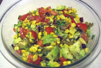  Сальса с кукурузой и авокадо