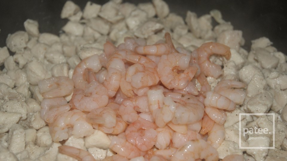 Рис с курицей и креветками - Шаг 4