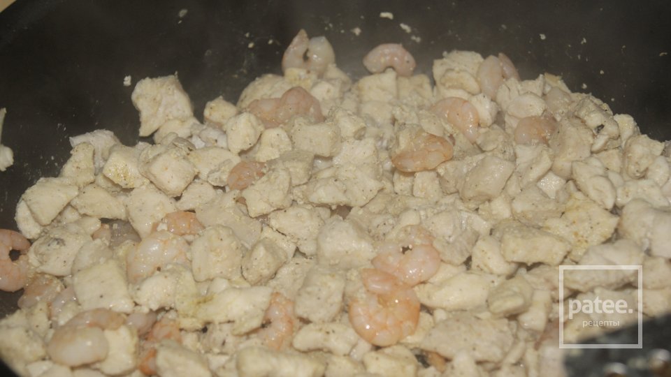 Рис с курицей и креветками - Шаг 5