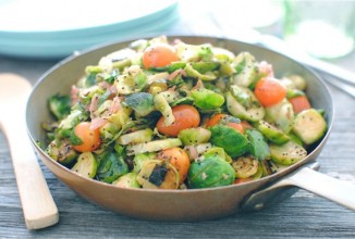 Соте из брюссельской капусты