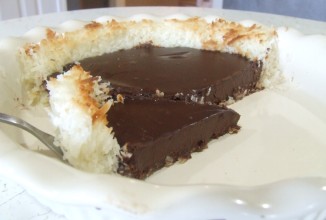 Шоколадно-кокосовый пирог