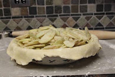 Яблочный пирог - приготовление