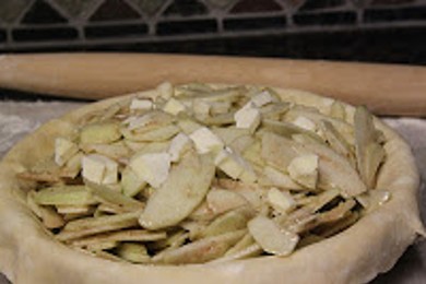 Яблочный пирог - приготовление