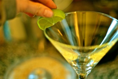 Мартини с лаймом - приготовление