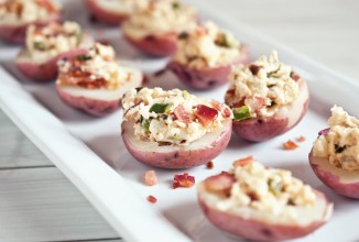 Картофельные лодочки с перцем халапеньо