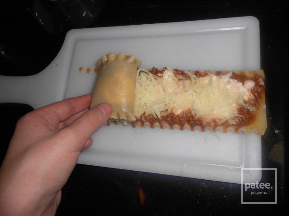 Мясные рулетики из лазаньи - Шаг 7