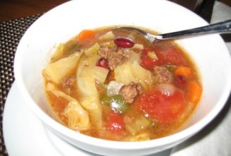 Щи с фасолью