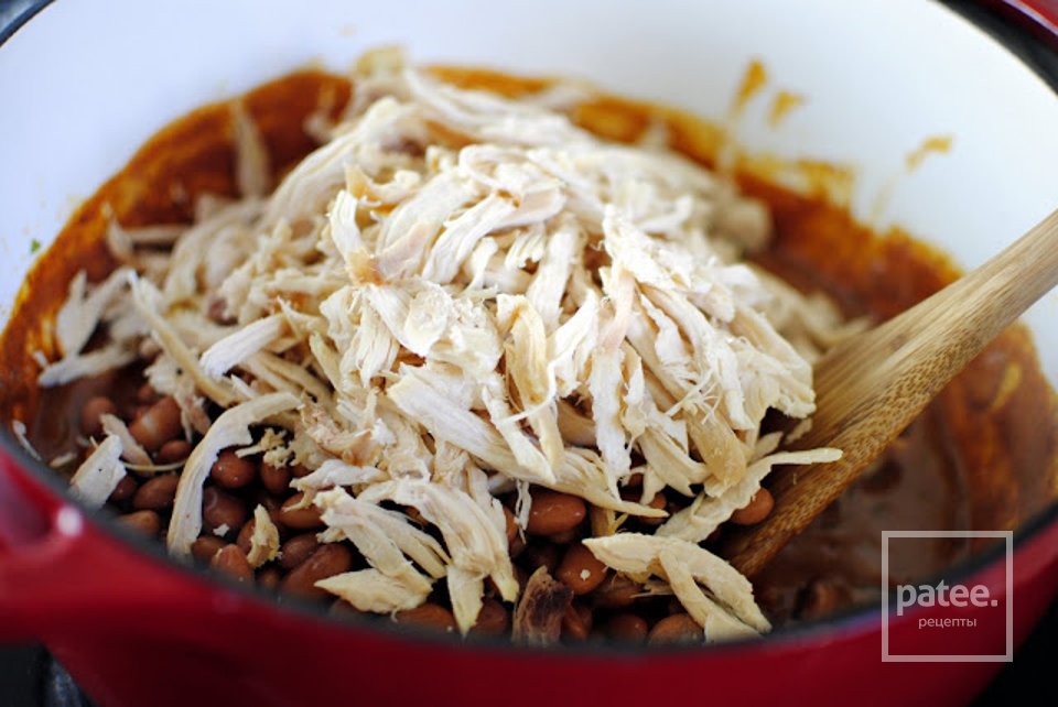 Чили с курицей и фасолью - Шаг 11