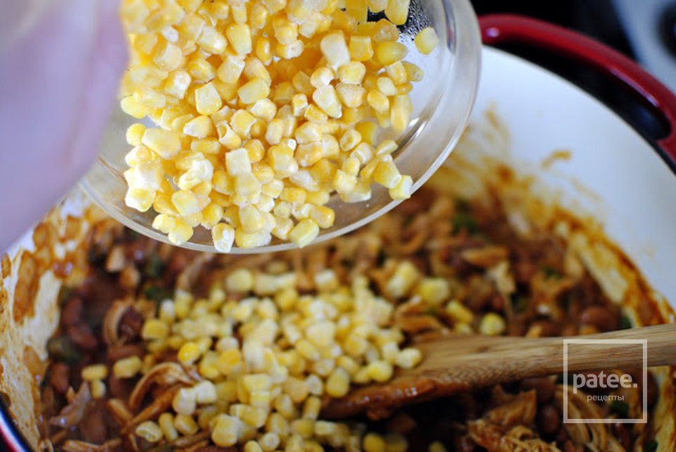 Чили с курицей и фасолью - Шаг 13