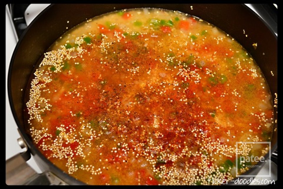 Буррито с фасолью и киноа - Шаг 6