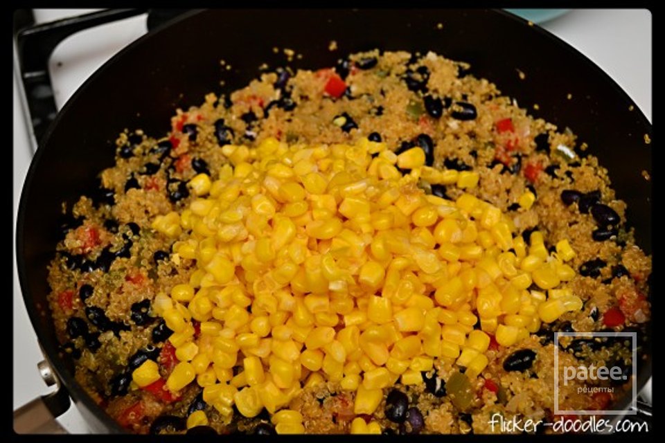 Буррито с фасолью и киноа - Шаг 10