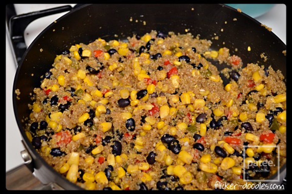 Буррито с фасолью и киноа - Шаг 11