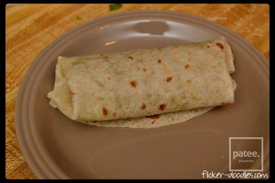 Буррито с фасолью и киноа - Шаг 13