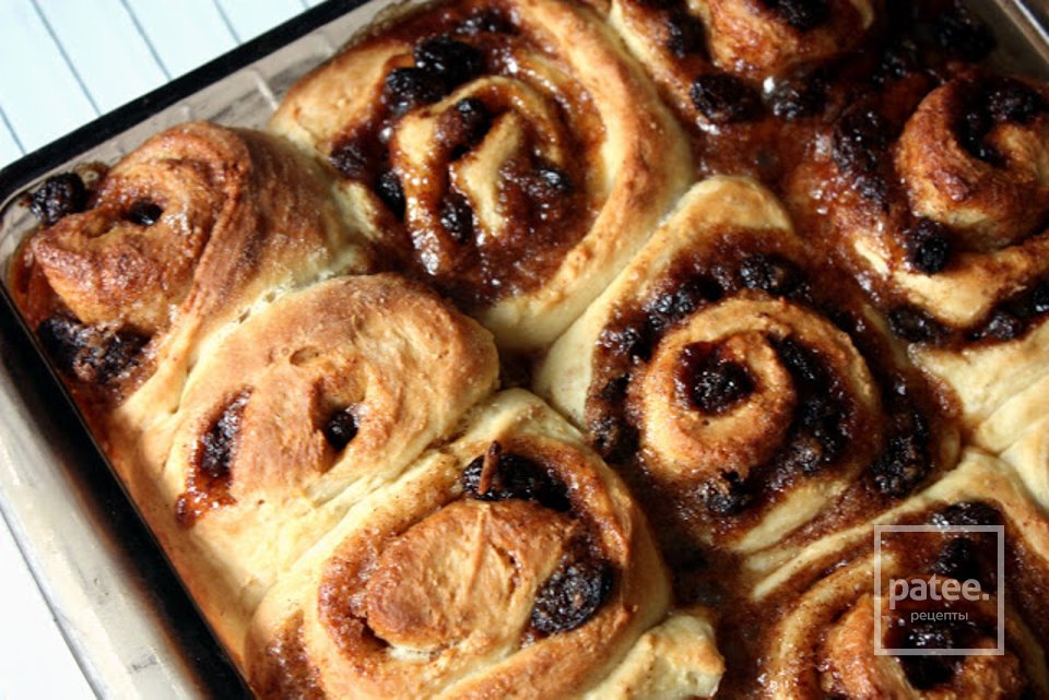 Роллы с ромом, изюмом и корицей - Шаг 17