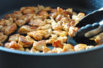 Куриный бефстроганов - приготовление