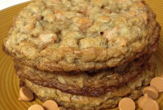 Овсяное печенье с ирисками