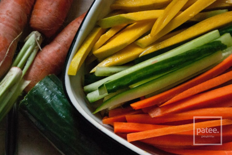 Роллы весенние с маринованным тофу - Шаг 7