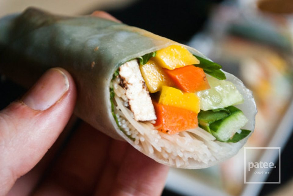 Роллы весенние с маринованным тофу - Шаг 10