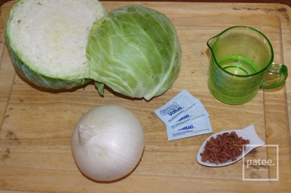 Тушенная капуста в скороварке - Шаг 1