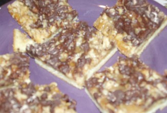 Батончики с шоколадом и орехами