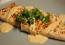 Куриная кесадилья с соусом чипотле