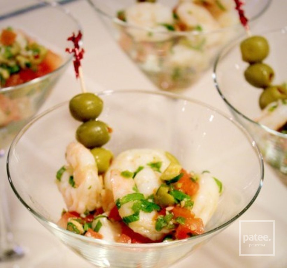 Овощной салат с креветками - Шаг 4