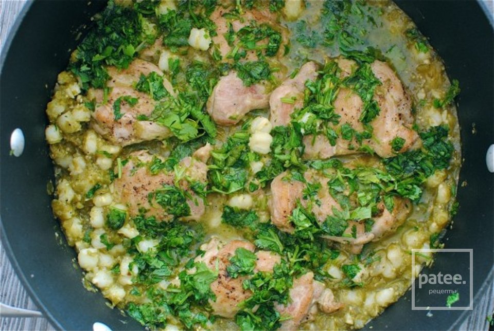 Курица с соусом из томатильо - Шаг 3