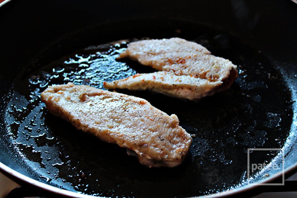 Курочка с грибами и сыром - Шаг 6