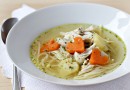 Куриный суп с морковными сердечками