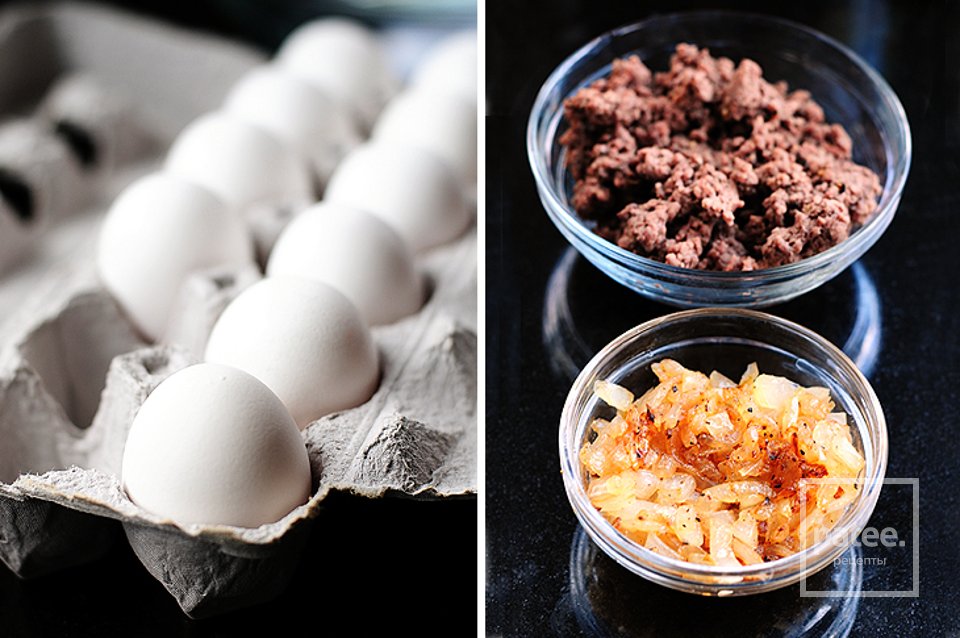 Фриттата с говядиной и сыром - Шаг 5