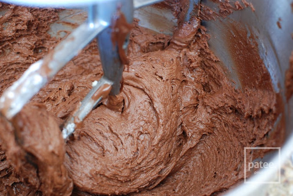 Шоколадные кексы с ореховым кремом - Шаг 6