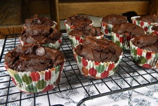 Маффины с двойным шоколадом