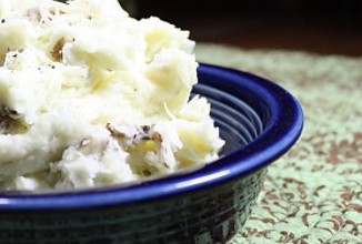 Картофельное пюре с чесноком