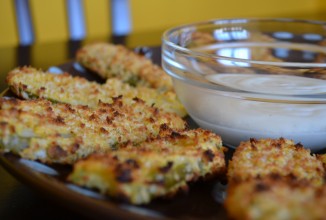 Жаренные соленые огурцы