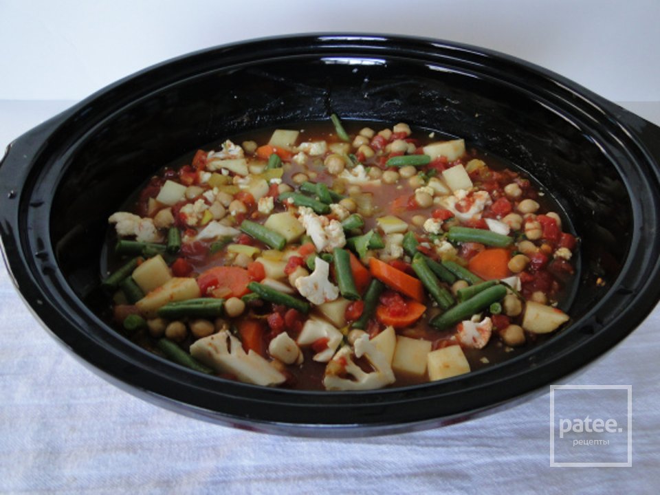 Карри с нутом и овощами - Шаг 7