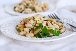 Салат из тунца и белой фасоли