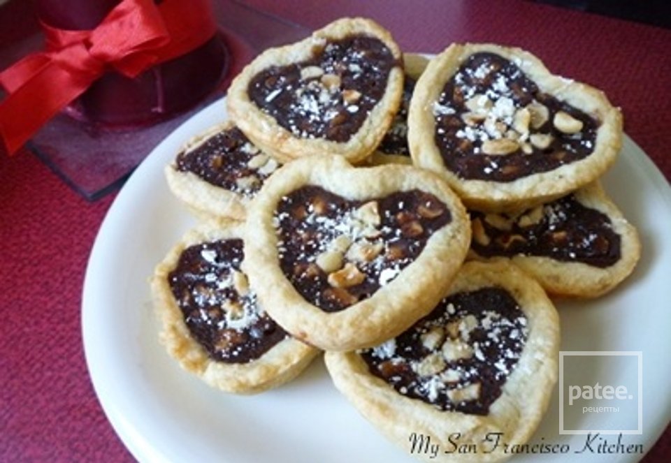 Тарталетки с шоколадом и орехами - Шаг 16