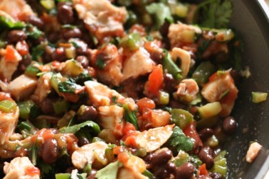 Мексиканская лазанья - приготовление