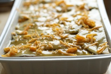 Мексиканская лазанья - приготовление