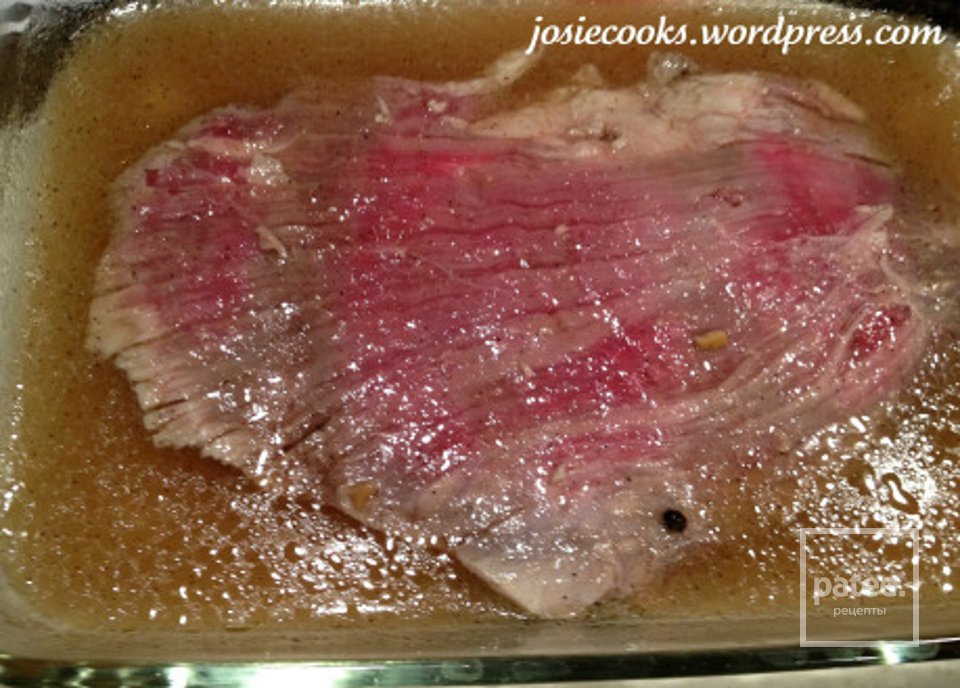 Телячий стейк в пивном соусе - Шаг 1