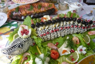 Запеченный судак