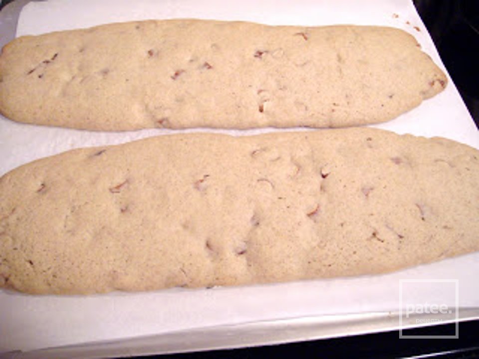 Бискотти с корицей и миндалем в шоколадной глазури - Шаг 6