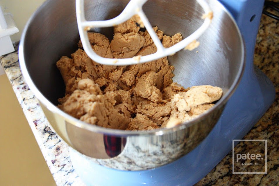 Арахисовое печенье с шоколадом - Шаг 3